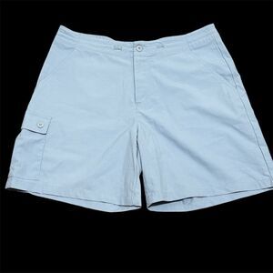 Weatherproof Women’s Light Blue Cargo Shorts Size 12